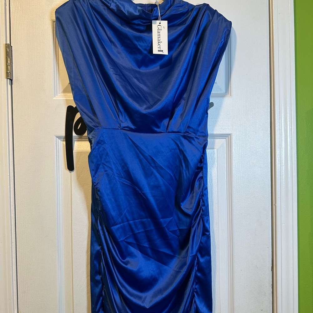 Glamour Royal Blue Dress